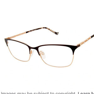 Tura Women’s Eyeglasses Frames. R237 Black RX-able 58-17-150. NWT